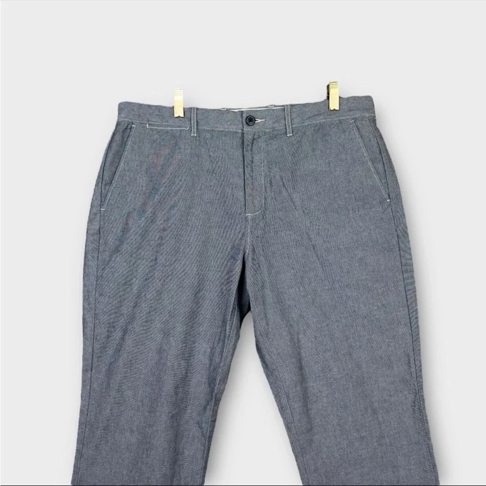 NEW J. Crew 770 Straight Stretch Chino Pants Grey Mens Size 34 x 32 WX0339 City